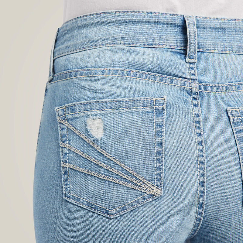 THE AISHA SLIM TRSR {light wash}
