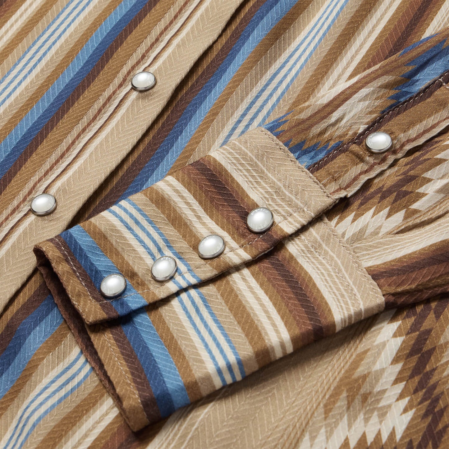 SAND SERAPE HERRINGBONE SHIRT