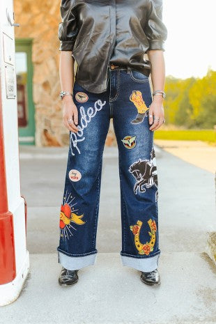 RODEO PATCH JEANS