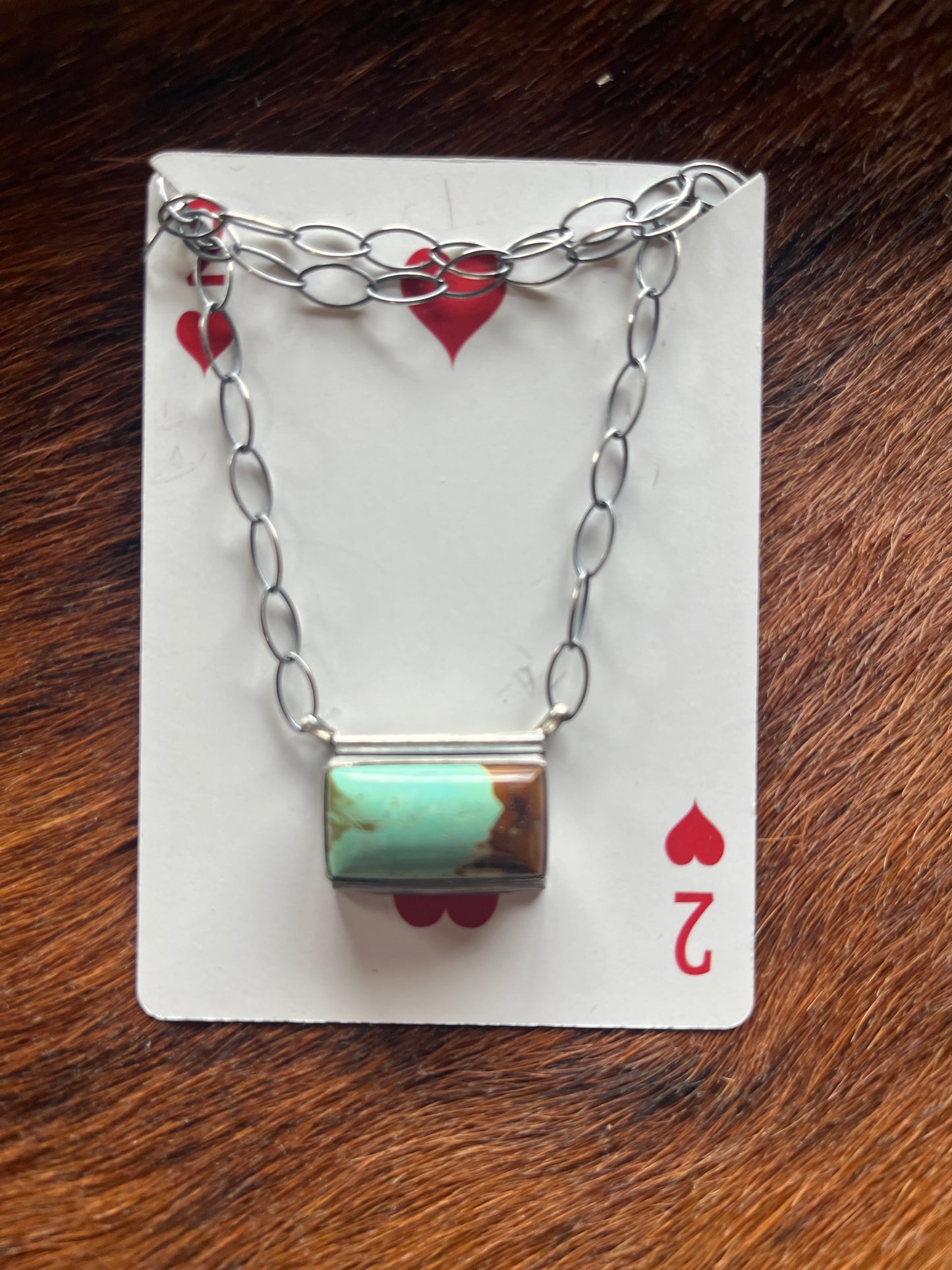 Scott Skeets Royston Bar necklace.