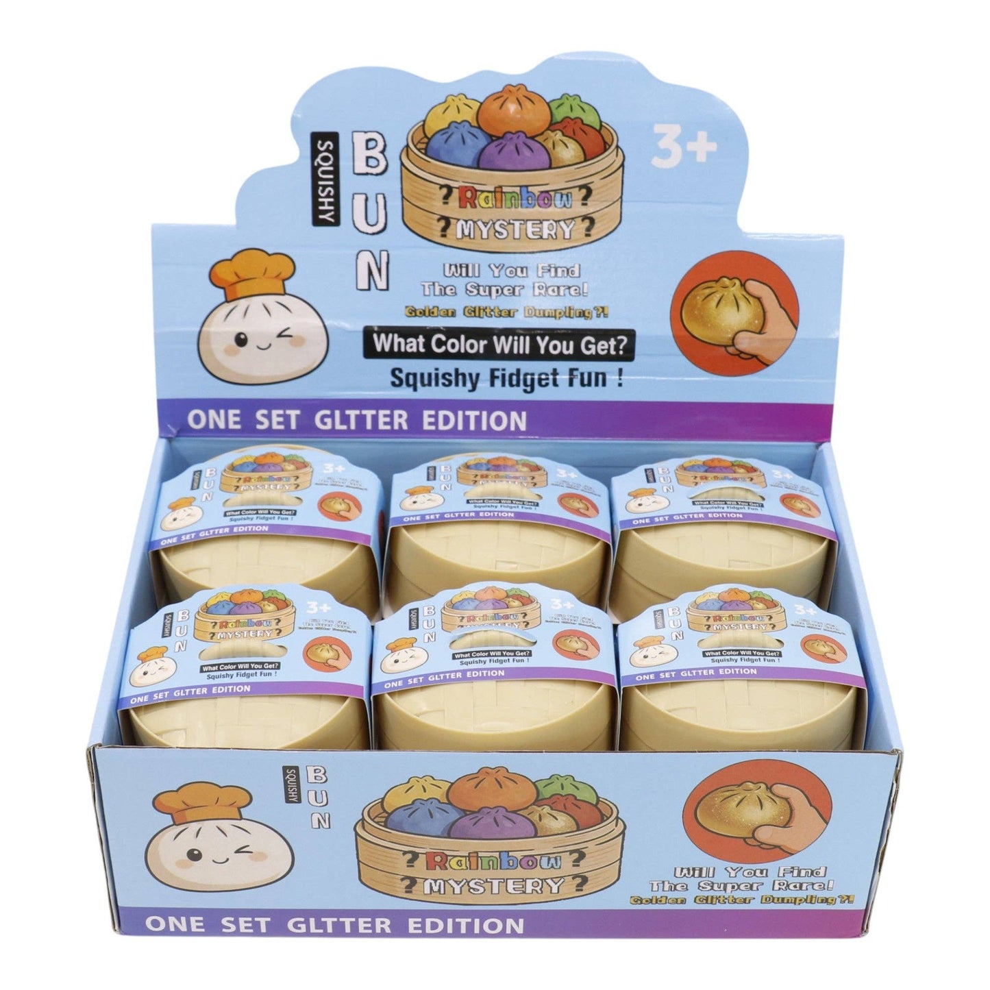 Soft Squishy Dumpling SS417-8 (12PC): ASSORTED