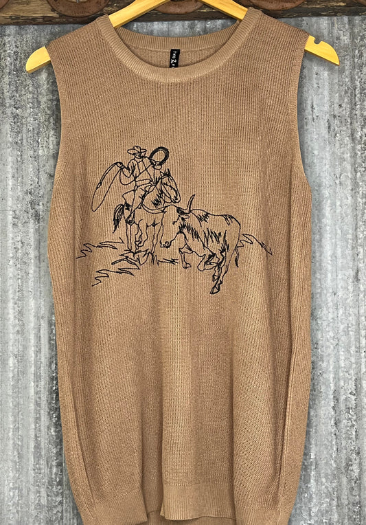 THE STAMPEDE SWEATER VEST