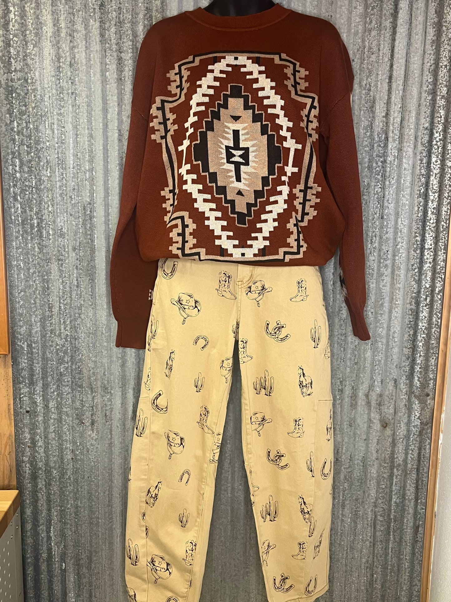 THE PLAINSMEN BARREL JEANS