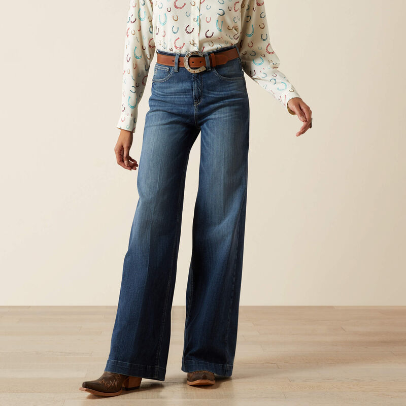 THE ROSALIE ULTRA HR WIDE LEG JEAN