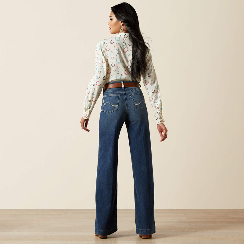 THE ROSALIE ULTRA HR WIDE LEG JEAN