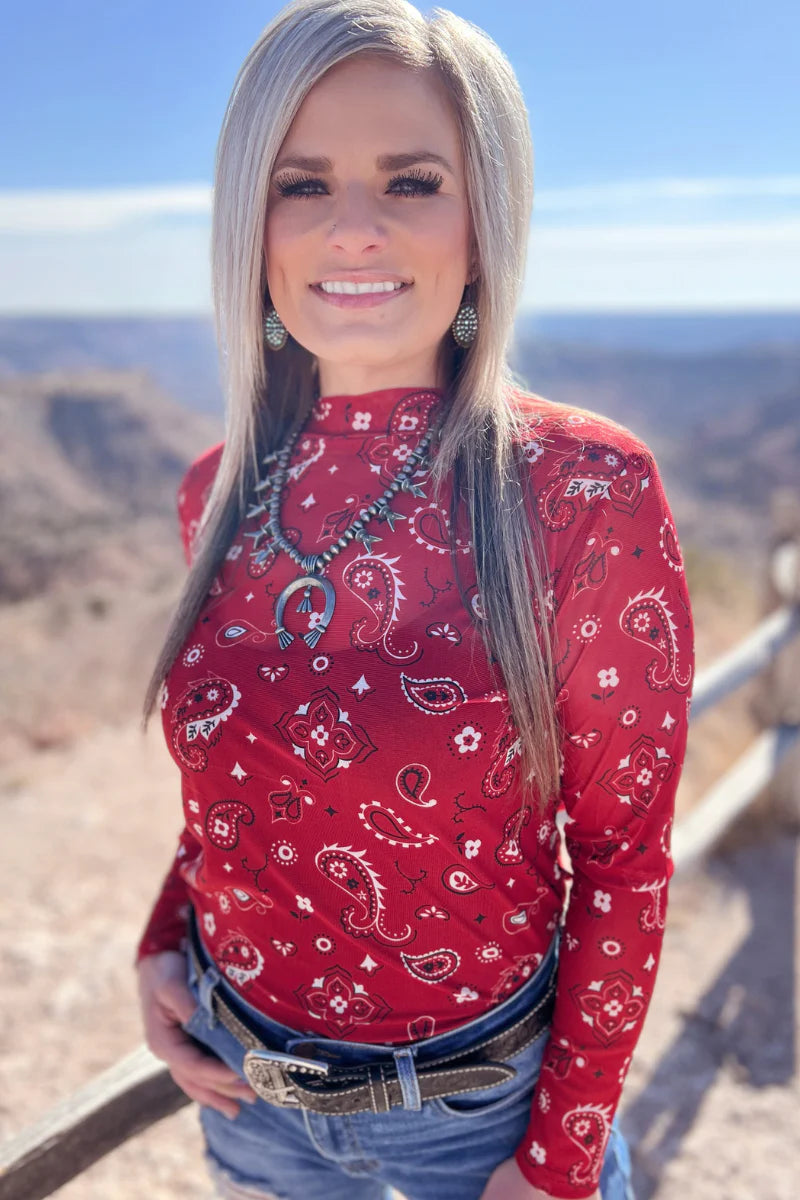 BANDANA BABE {RED}