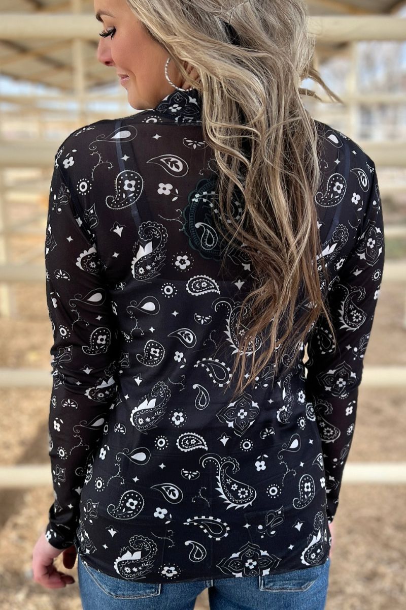 BANDANA BABE (BLACK) MESH