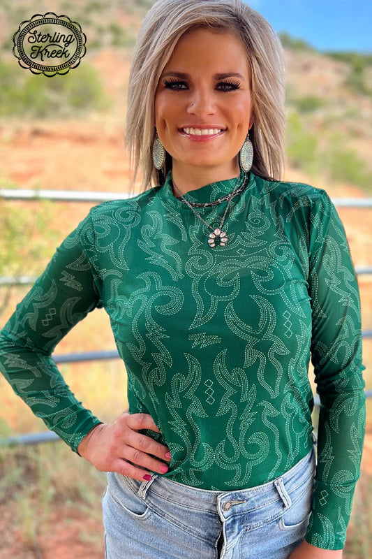 BONFIRE NIGHTS MESH TOP