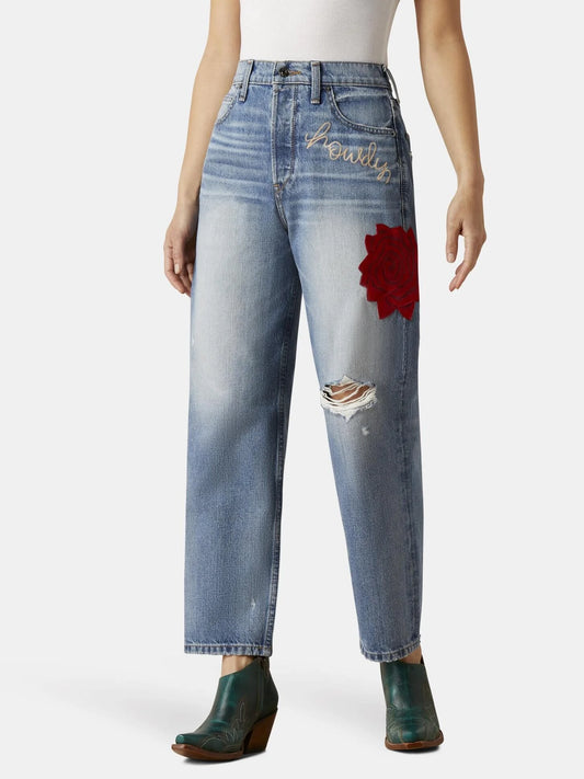 RQ TOMBOY STRAIGHT CROPPED JEAN