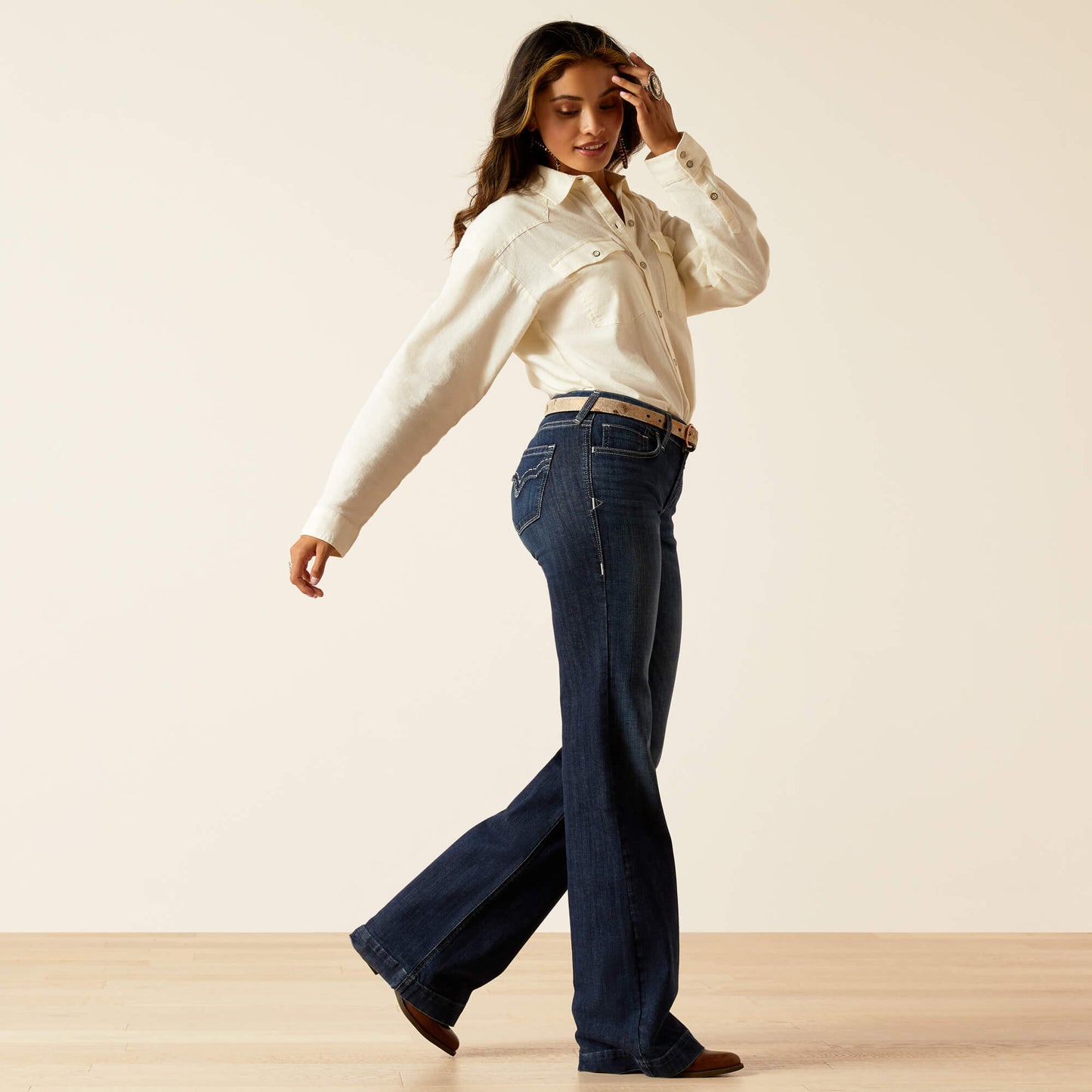TYRA PERFECT RISE TROUSERS {ARIAT}