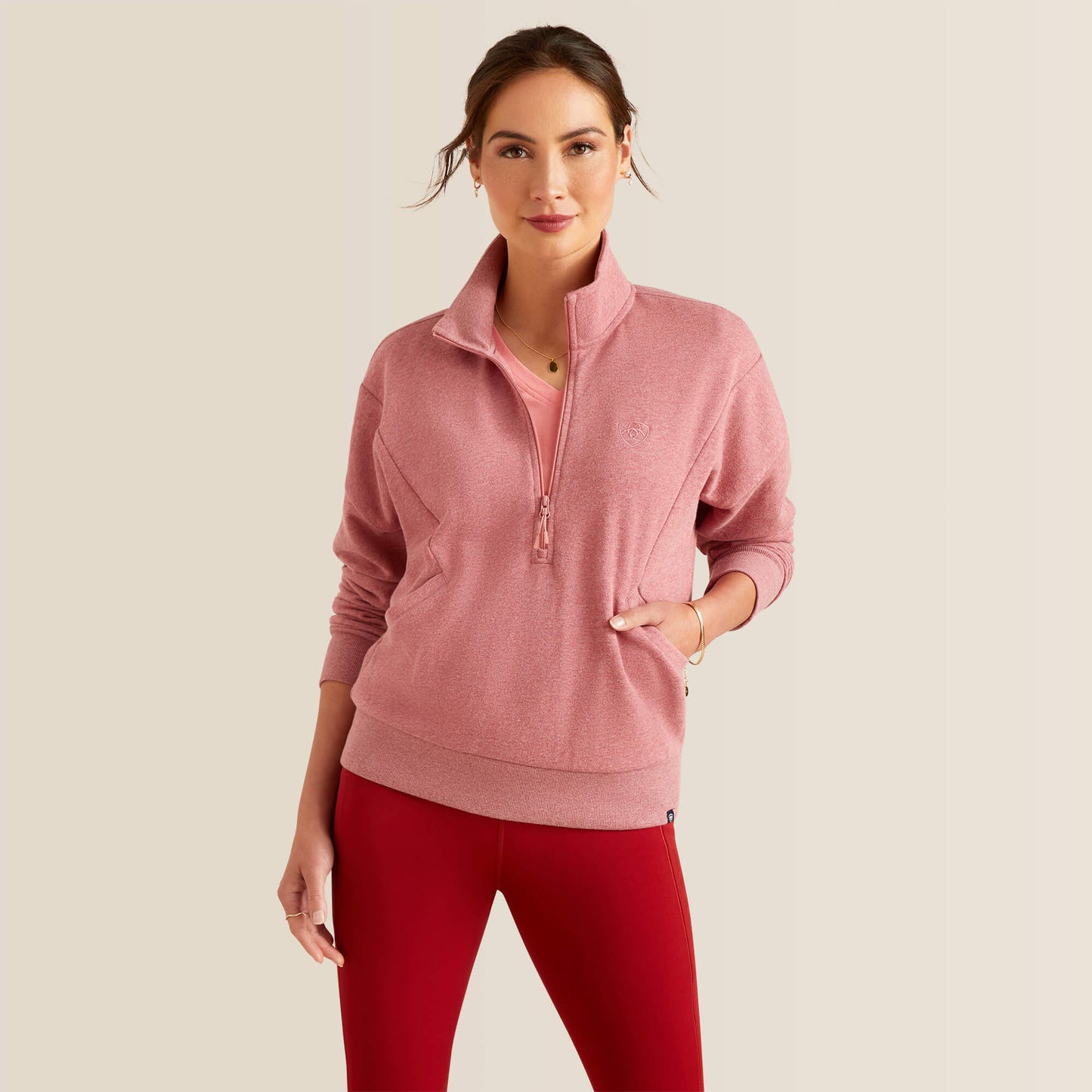 THE COTTON CANDY 1/2 ZIP {ARIAT}