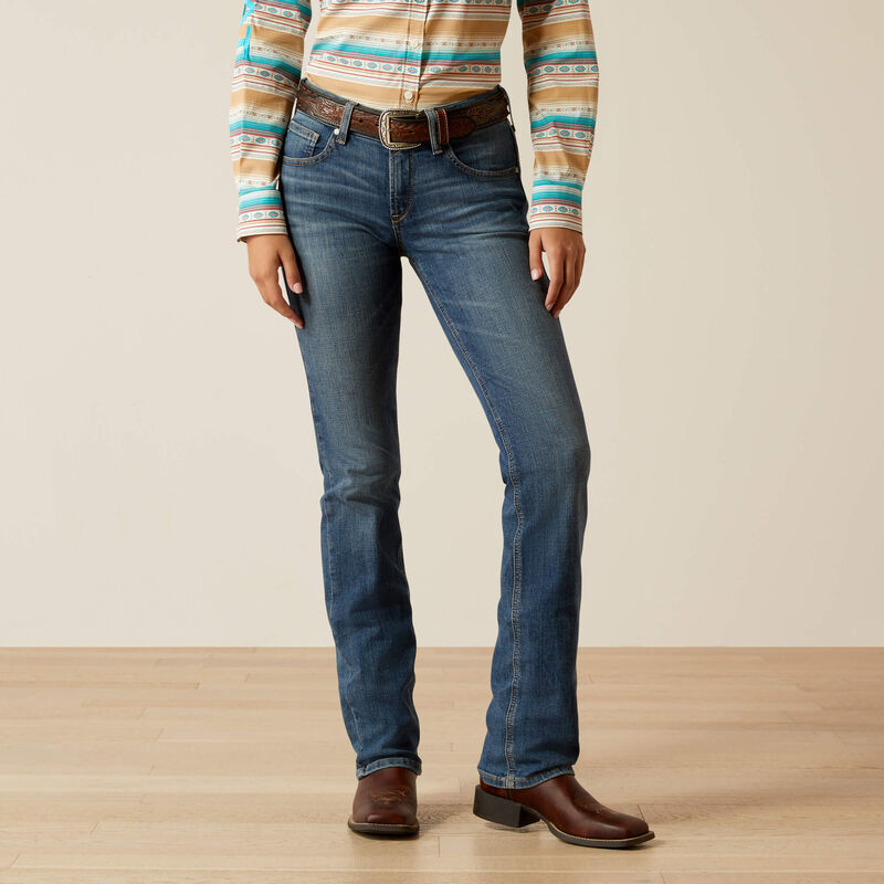 ABIGAIL STRAIGHT LEG JEAN {ARIAT