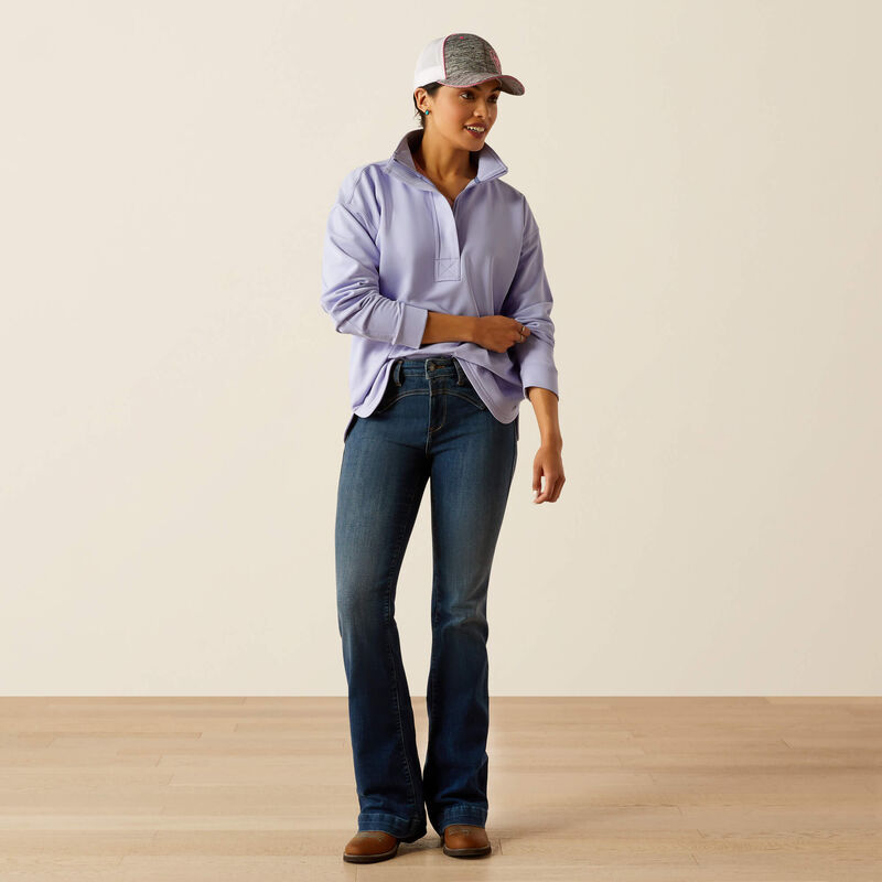 THE BREEZE 1/2 ZIP SWEATSHIRT {ARIAT}