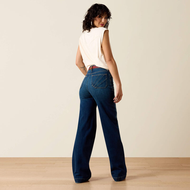 THE PENELOPE WIDE LEG JEAN {ARIAT}