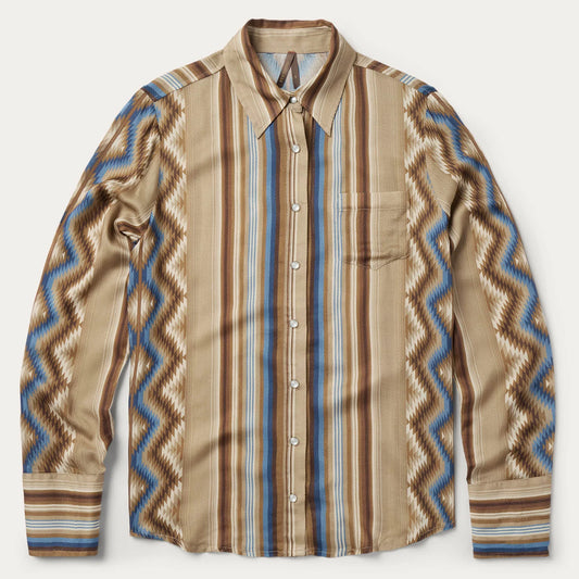 SAND SERAPE HERRINGBONE SHIRT