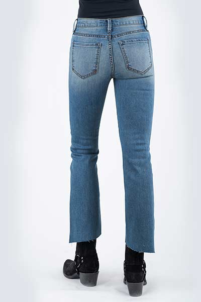 STETSON CROPPED STRAIGHT LEG JEANS
