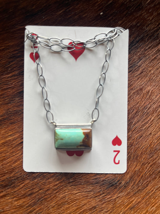 Scott Skeets Royston Bar necklace.