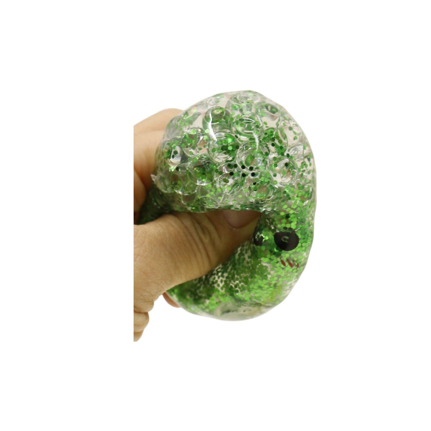 Mini Glitter Gel Bead Squishy Dumpling With Steamer SQ6606-3 (12PC): ASSORTED