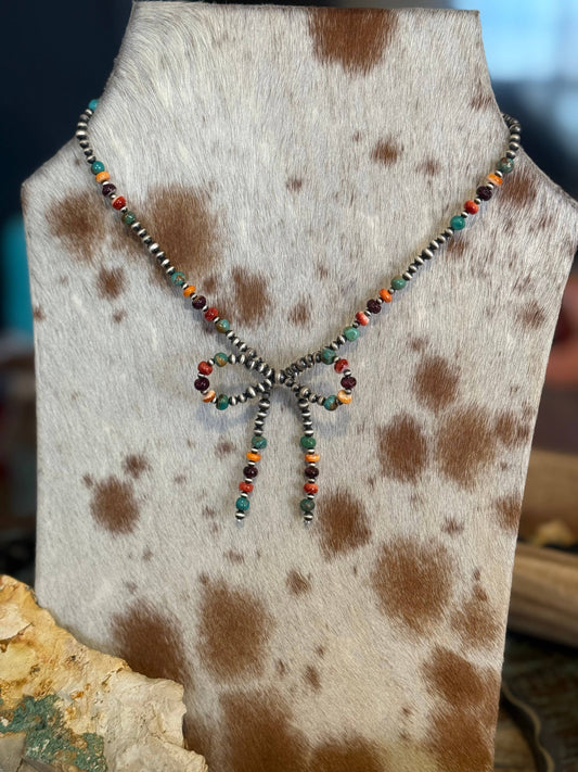 MULTI NAVAJO INSPIRED BOW {MULTI}
