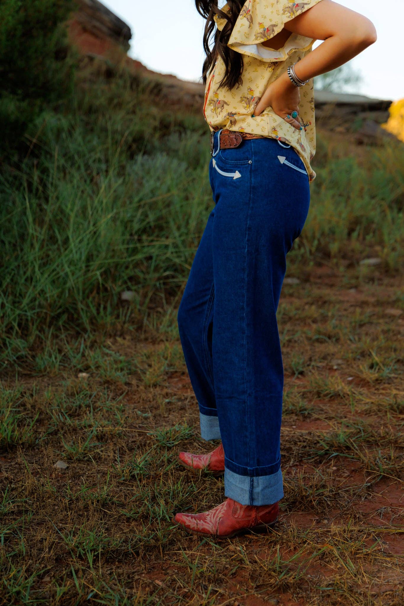 THE HOLLIS WIDE LEG JEAN