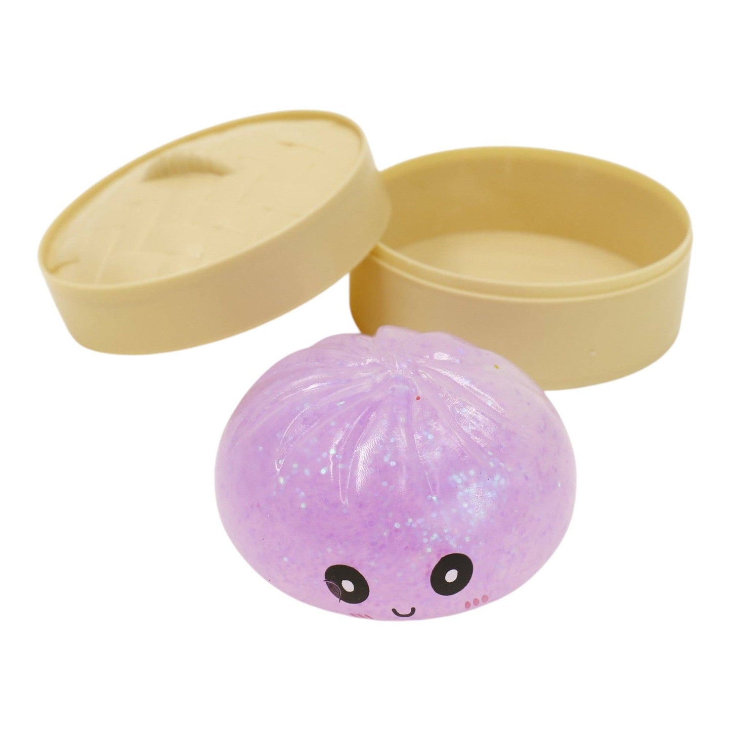 Glitter Bun Squishy Dumpling JT6527-8. (12PC): ASSORTED