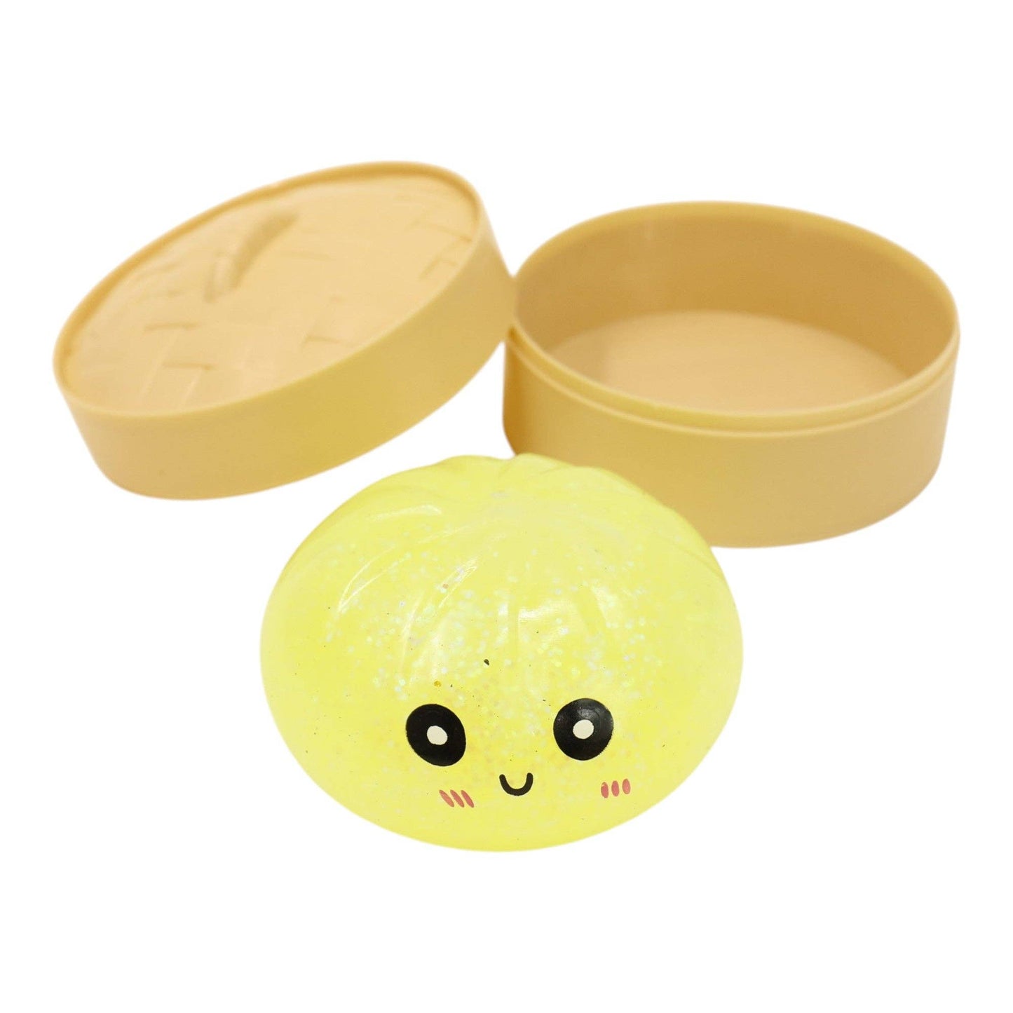 Glitter Bun Squishy Dumpling JT6527-8. (12PC): ASSORTED