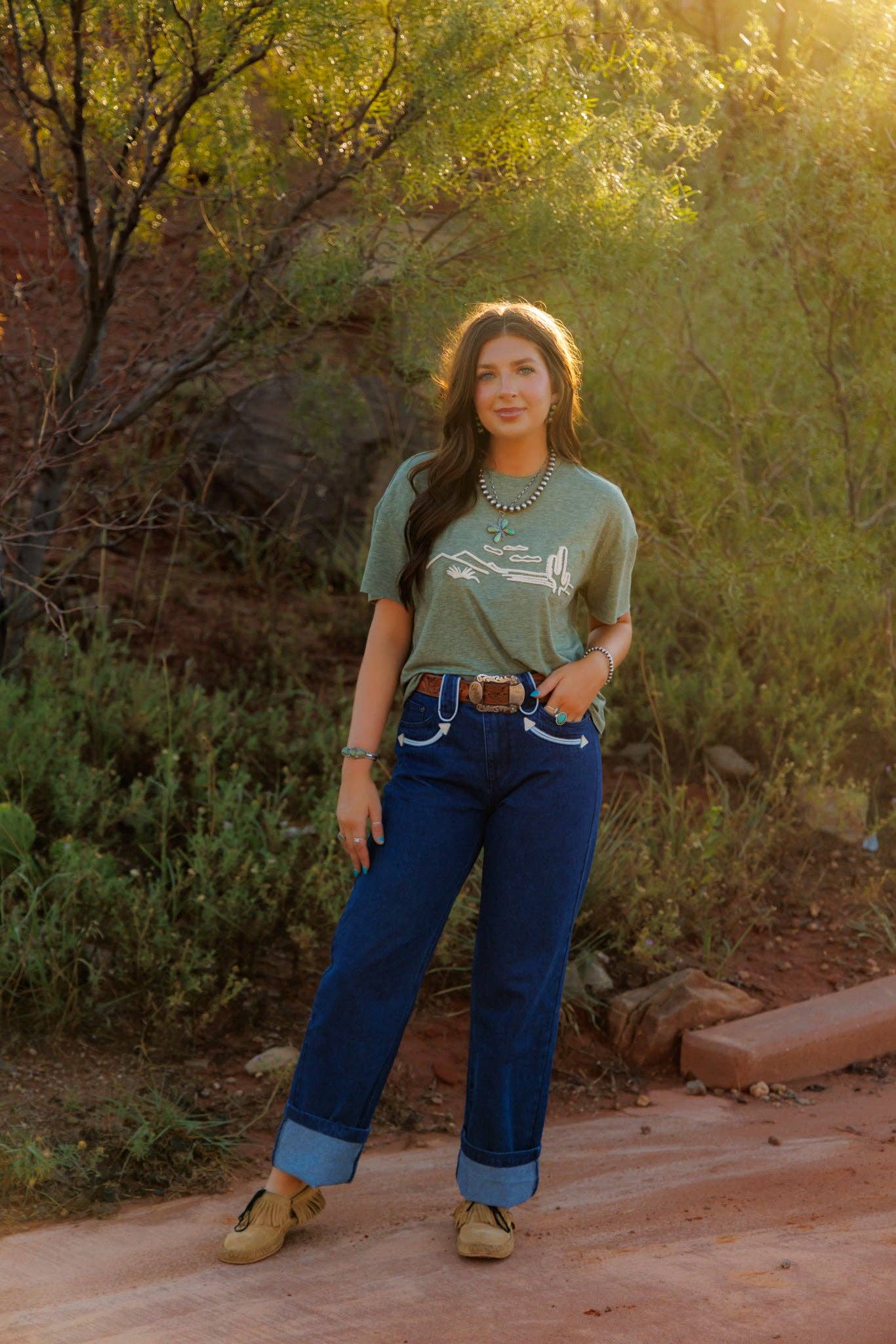 THE HOLLIS WIDE LEG JEAN