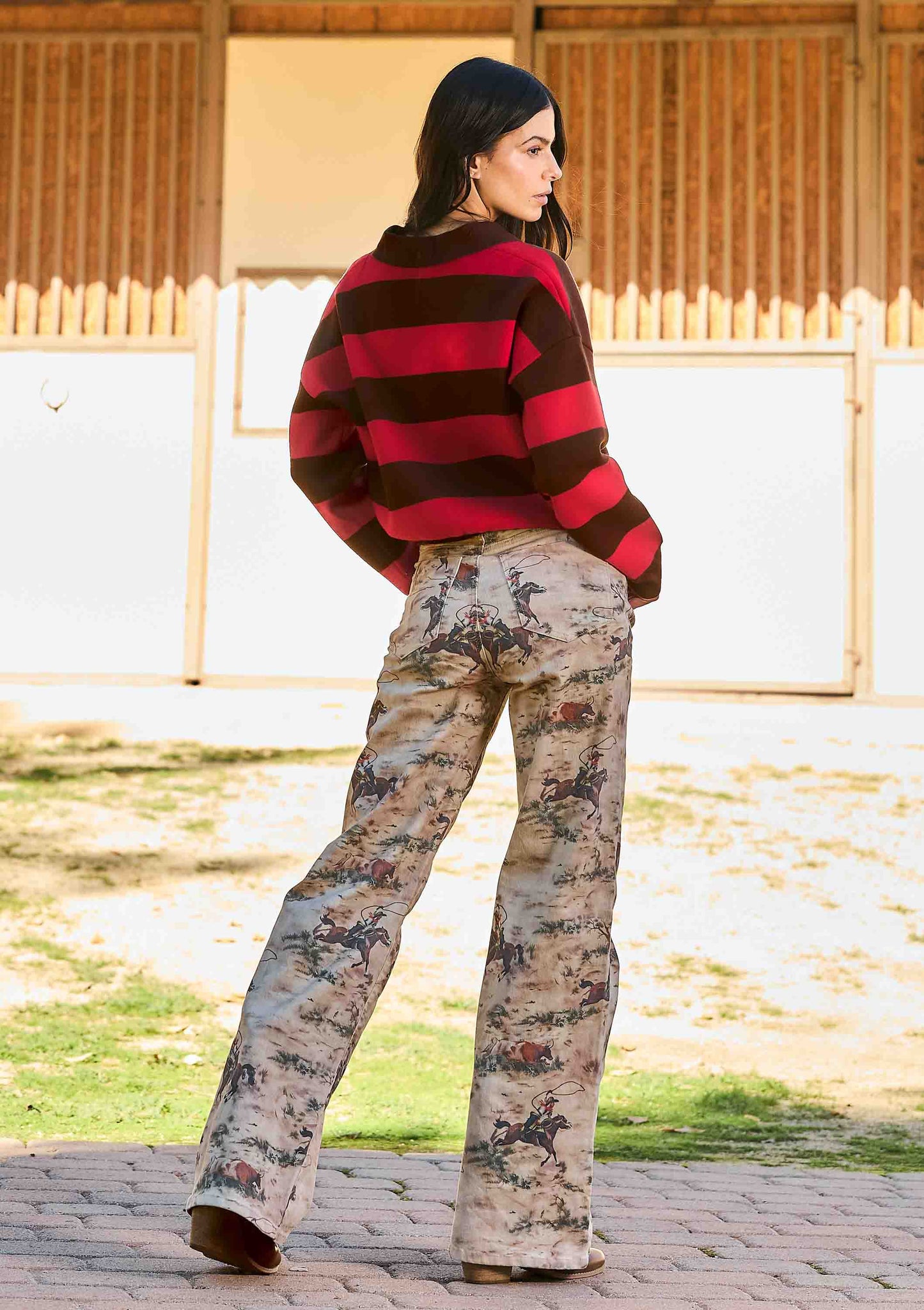 The Cowboy Wide Leg Jeans