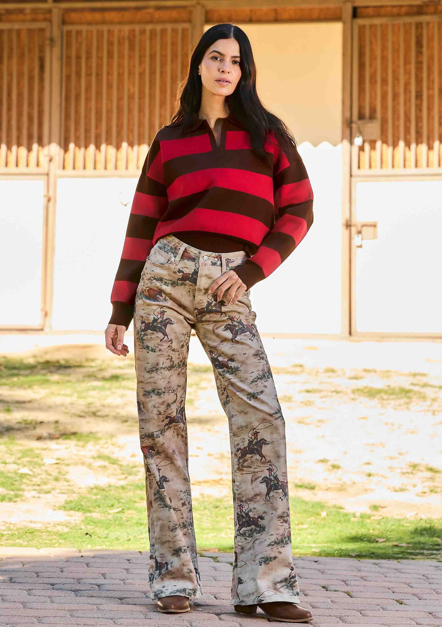 The Cowboy Wide Leg Jeans