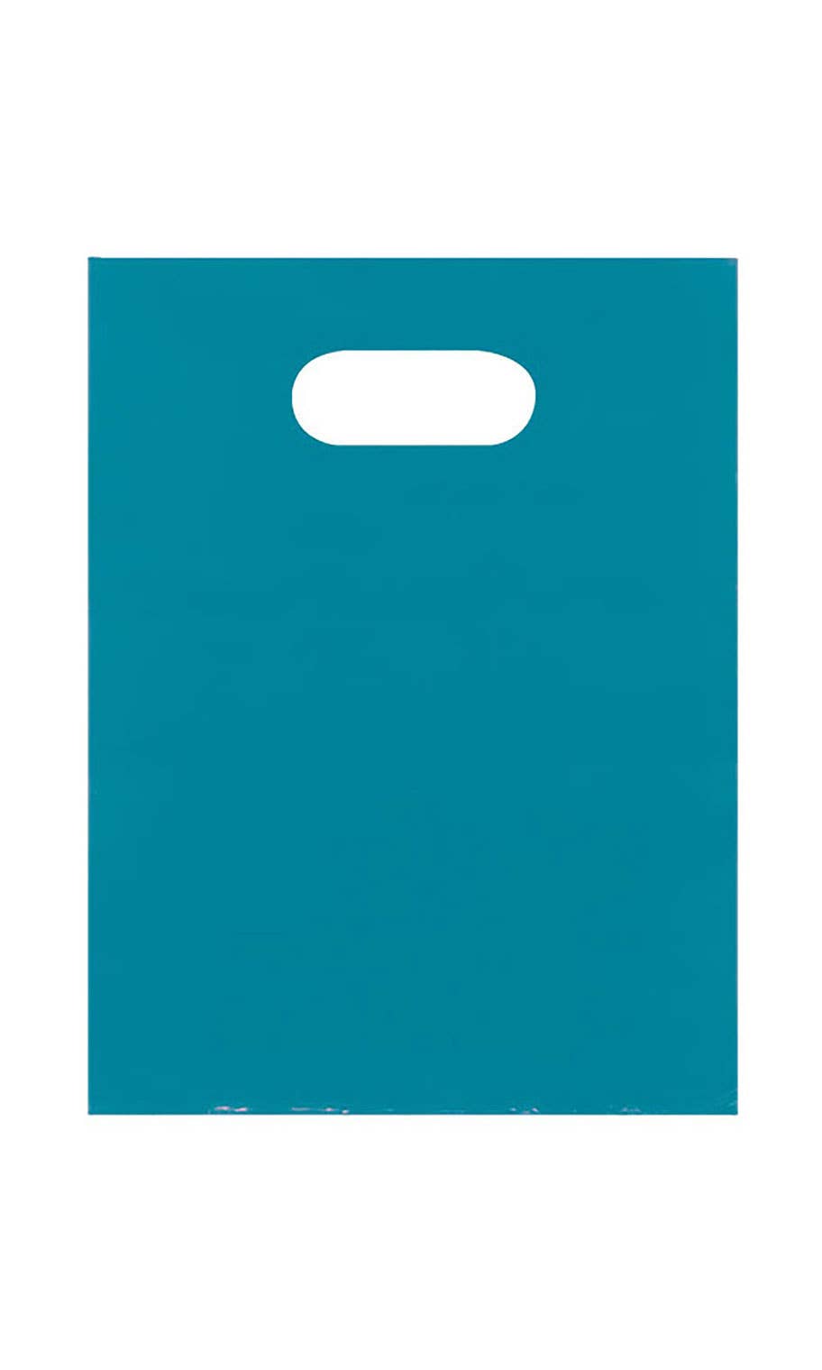 Low Density Merchandise Bags: Teal / Case of 1000 / Small