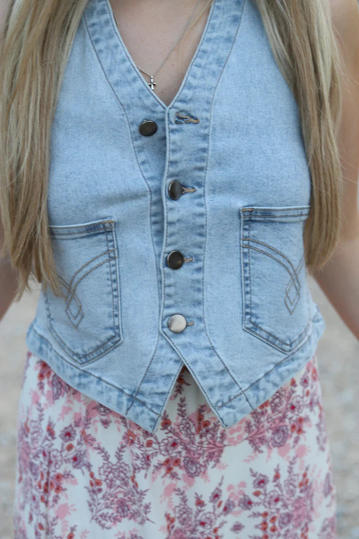 THE HAVEN DENIM VEST