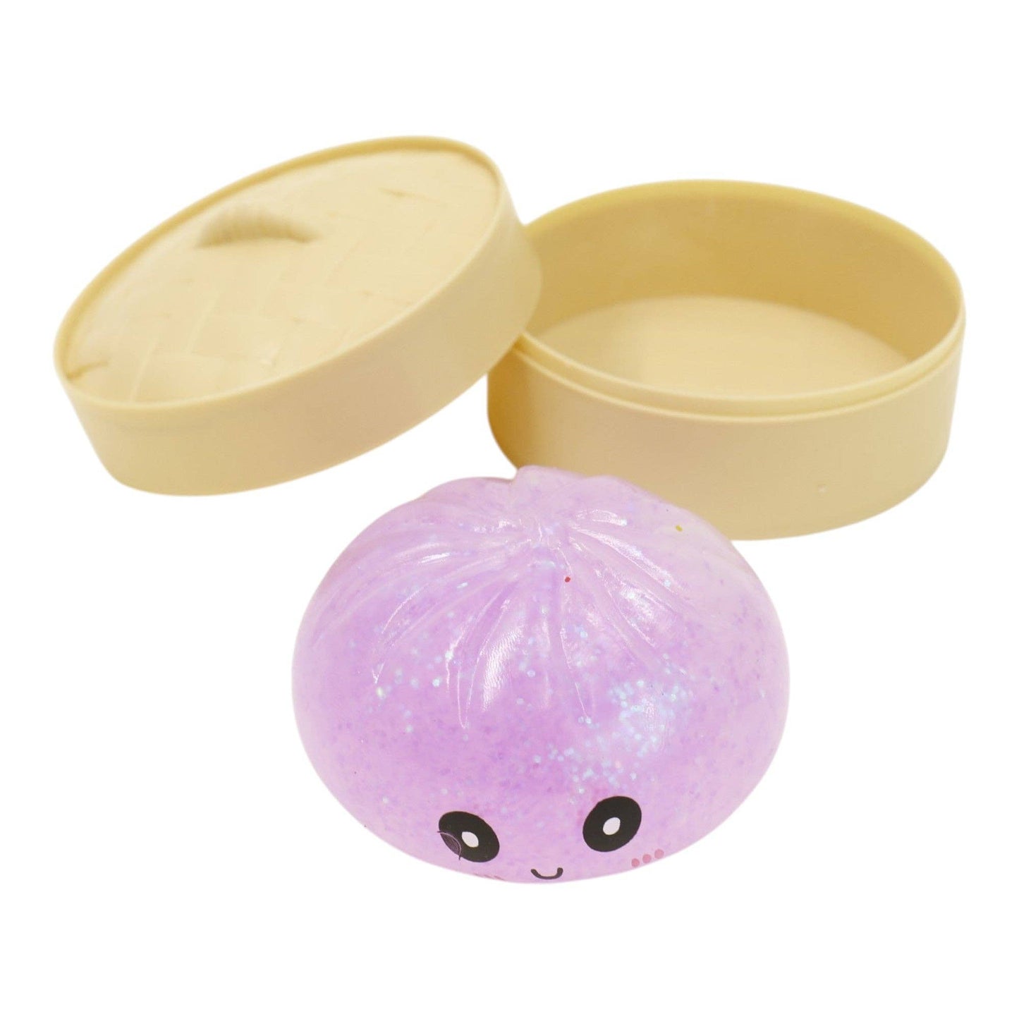 Glitter Bun Squishy Dumpling JT6527-8. (12PC): ASSORTED
