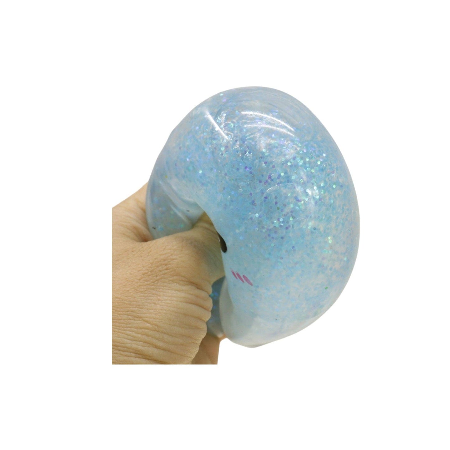 Glitter Bun Squishy Dumpling JT6527-8. (12PC): ASSORTED