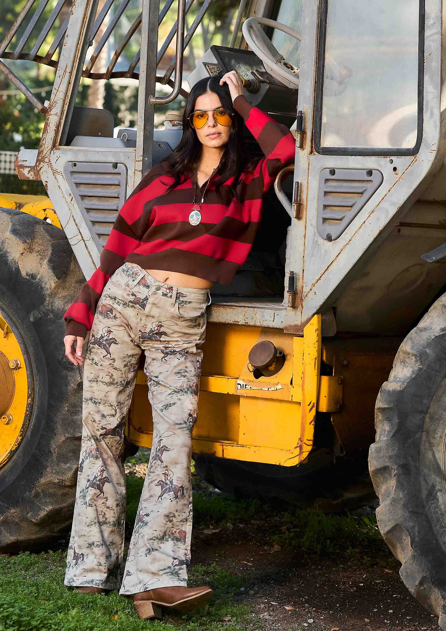 The Cowboy Wide Leg Jeans