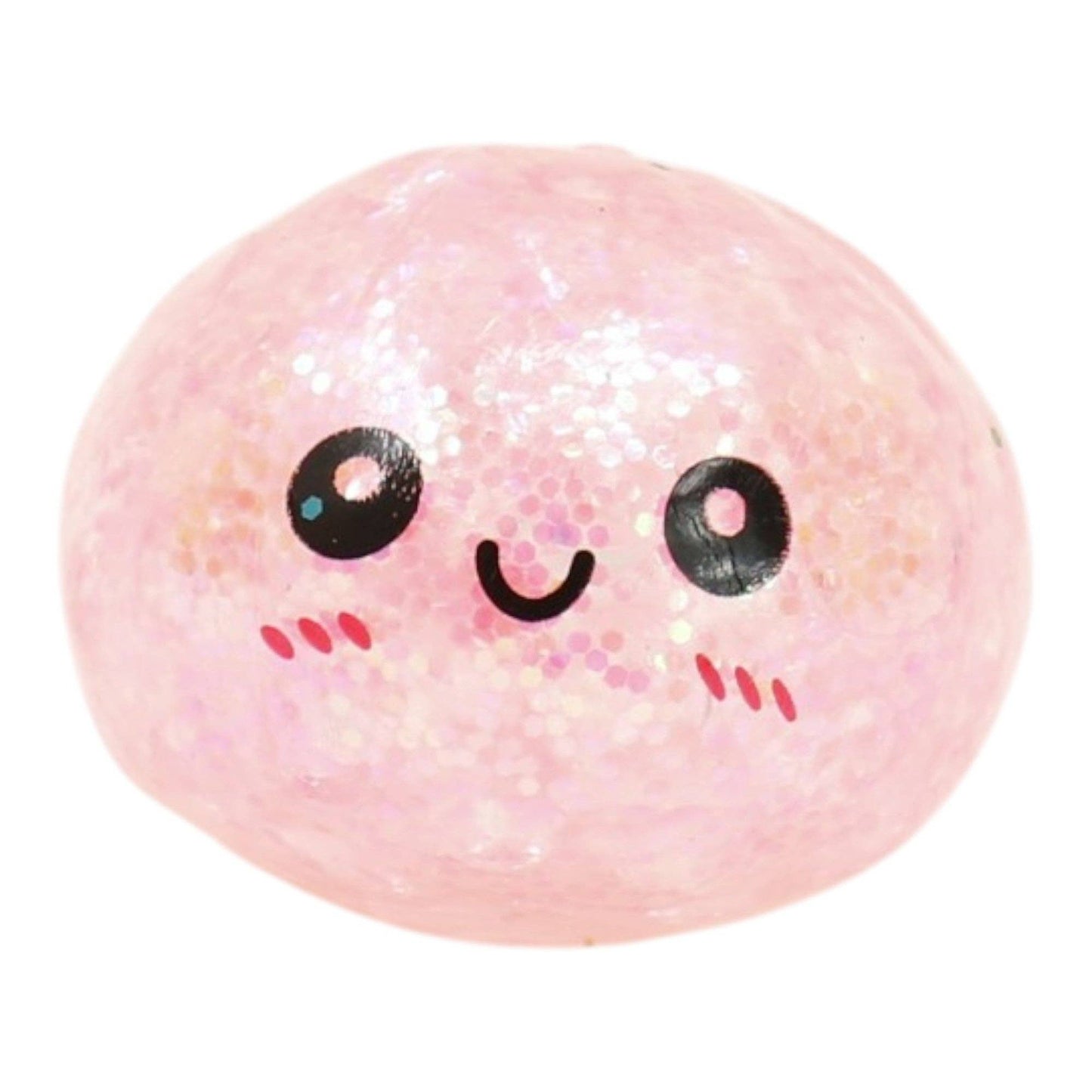 Mini Glitter Gel Bead Squishy Dumpling With Steamer SQ6606-3 (12PC): ASSORTED