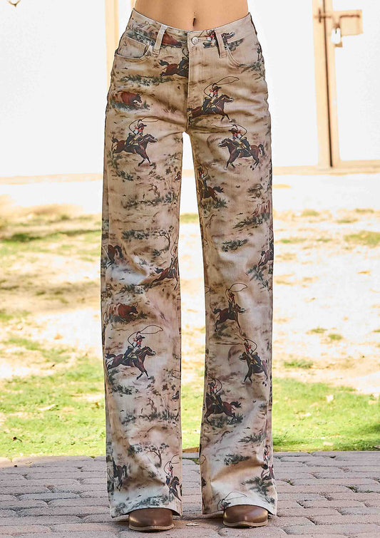 The Cowboy Wide Leg Jeans