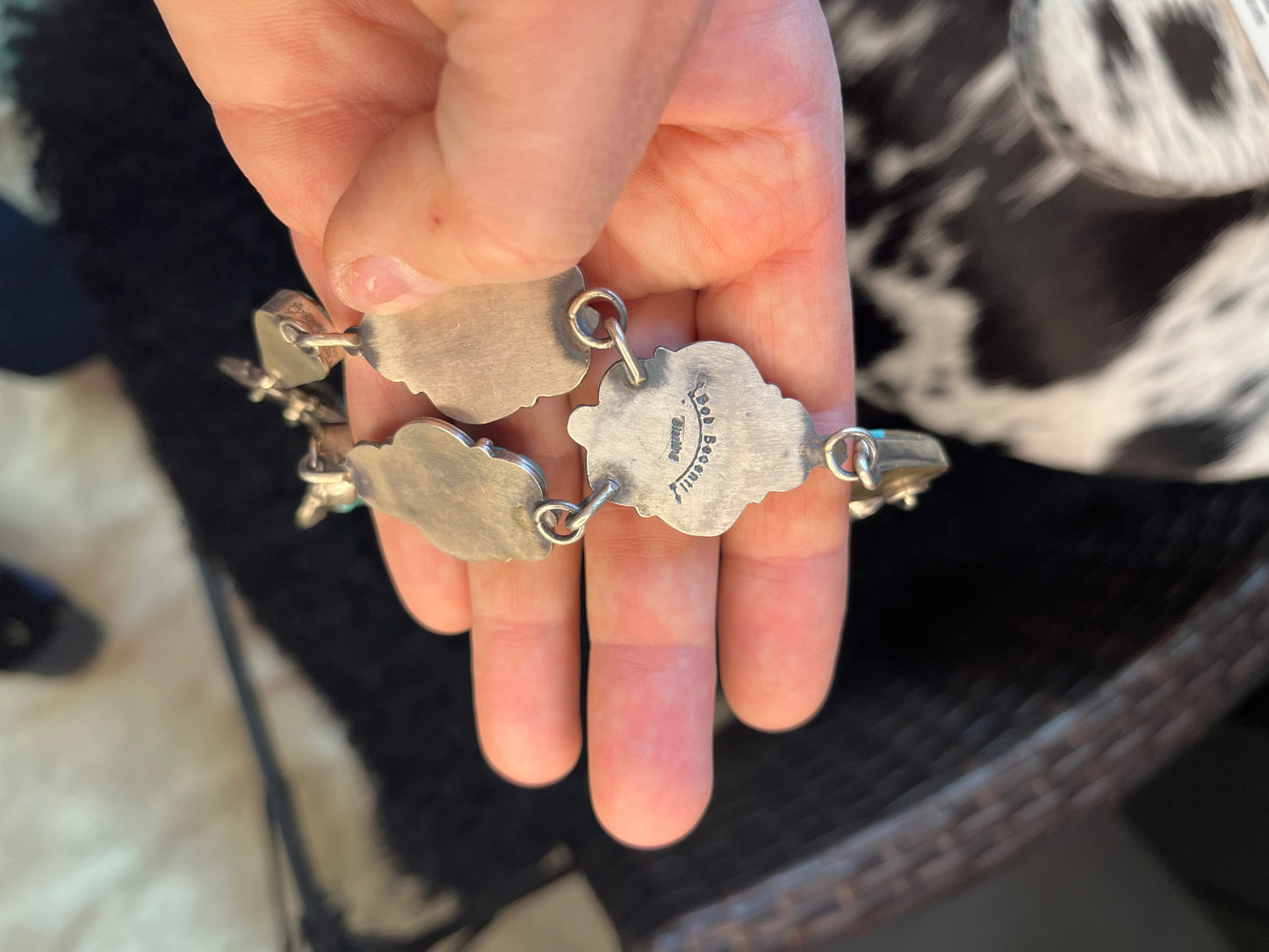 Number 8 Turquoise set -Bob Becenti no.105