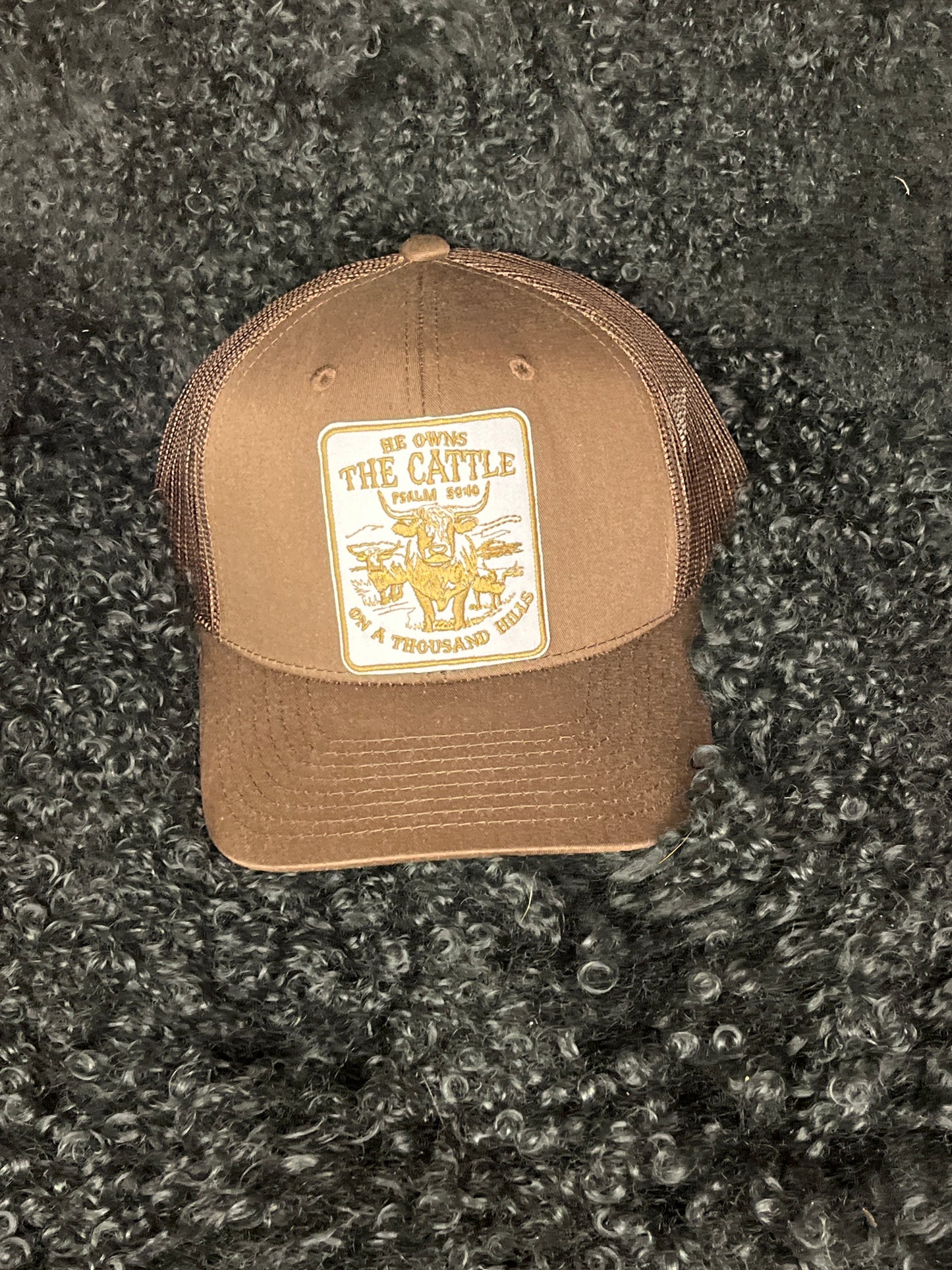 Cattle on a thousand hills caps.