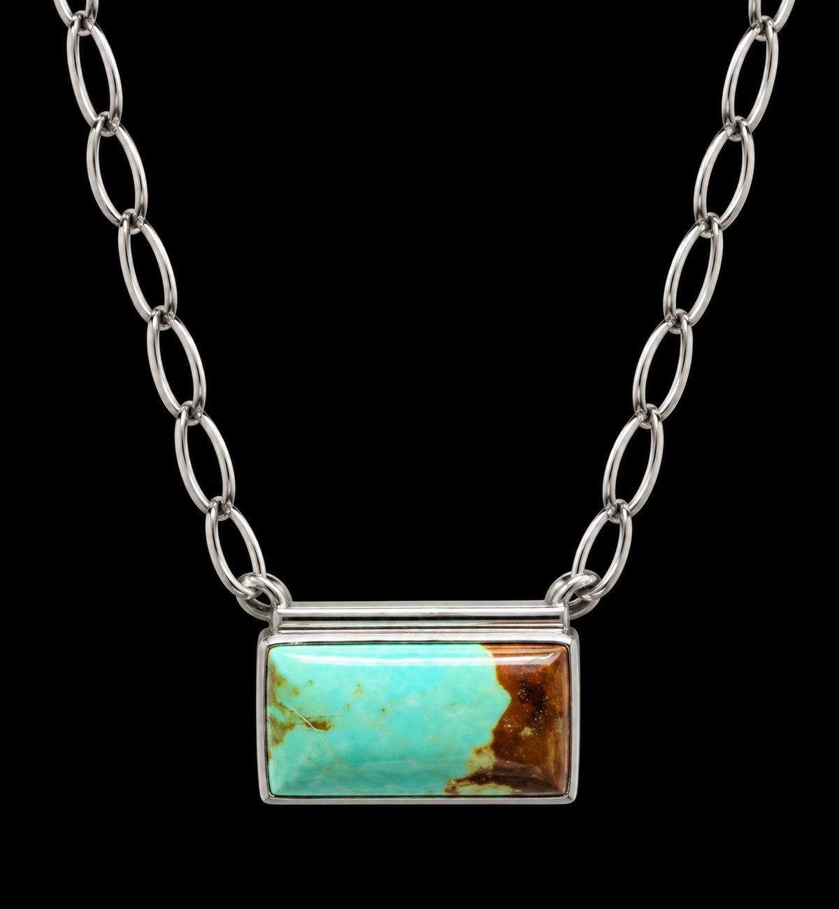 Scott Skeets Royston Bar necklace.