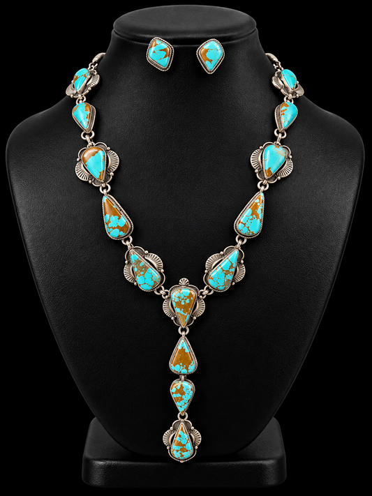 Number 8 Turquoise set -Bob Becenti no.105