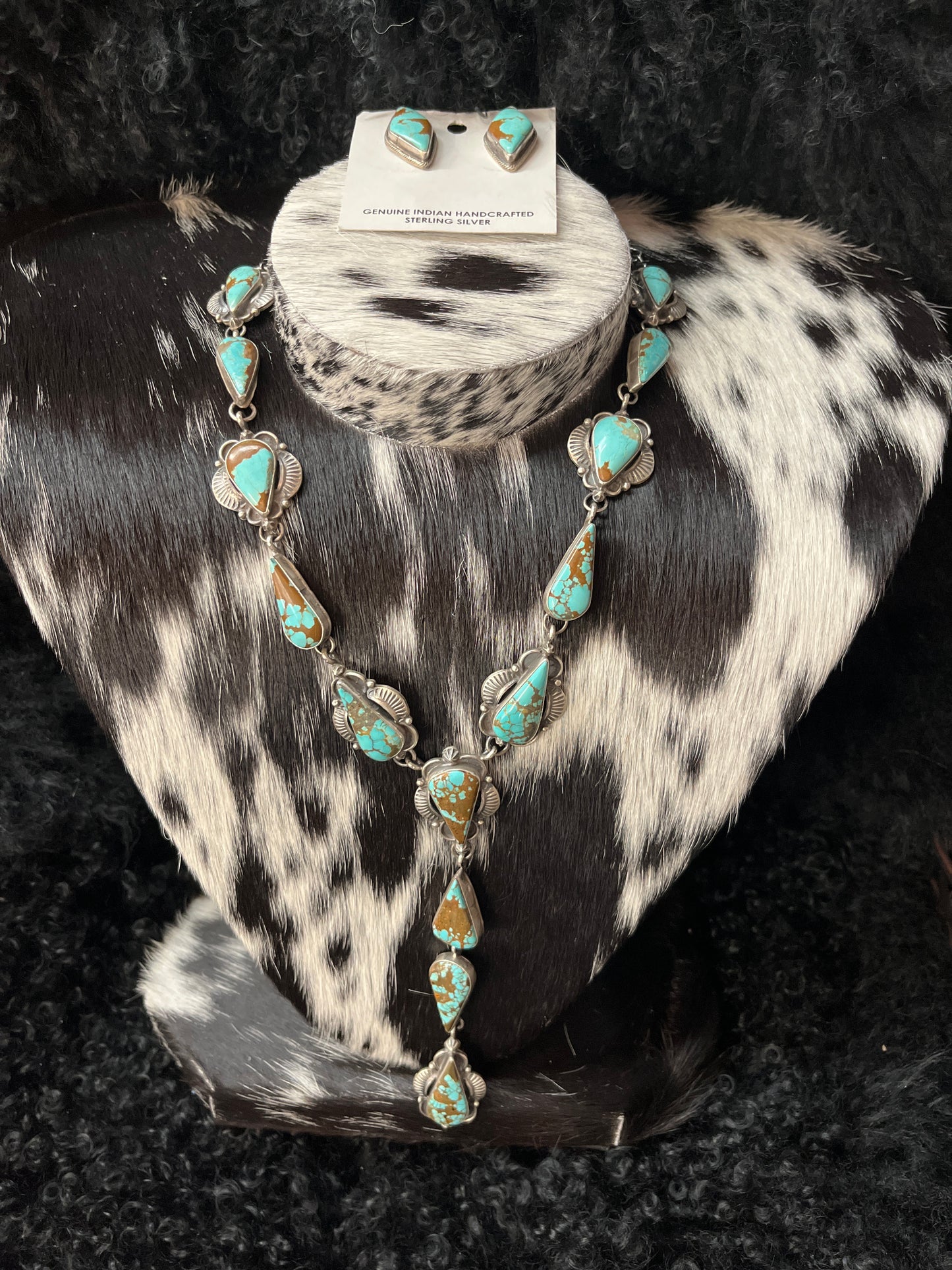 Number 8 Turquoise set -Bob Becenti no.105