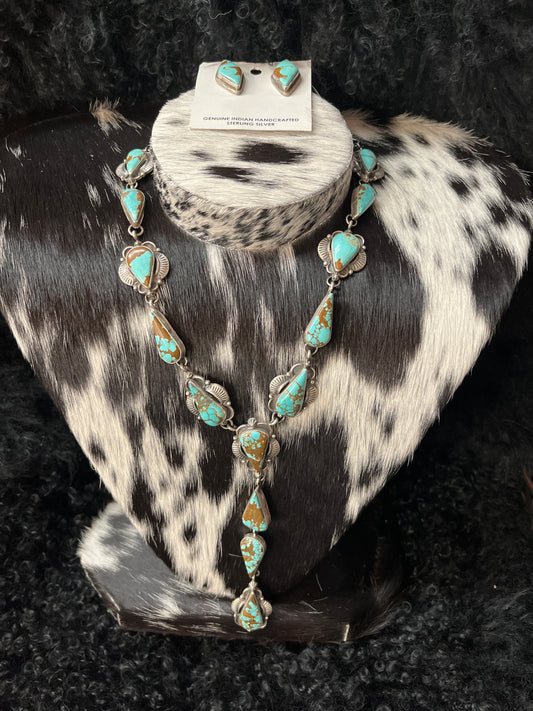 Number 8 Turquoise set -Bob Becenti no.105