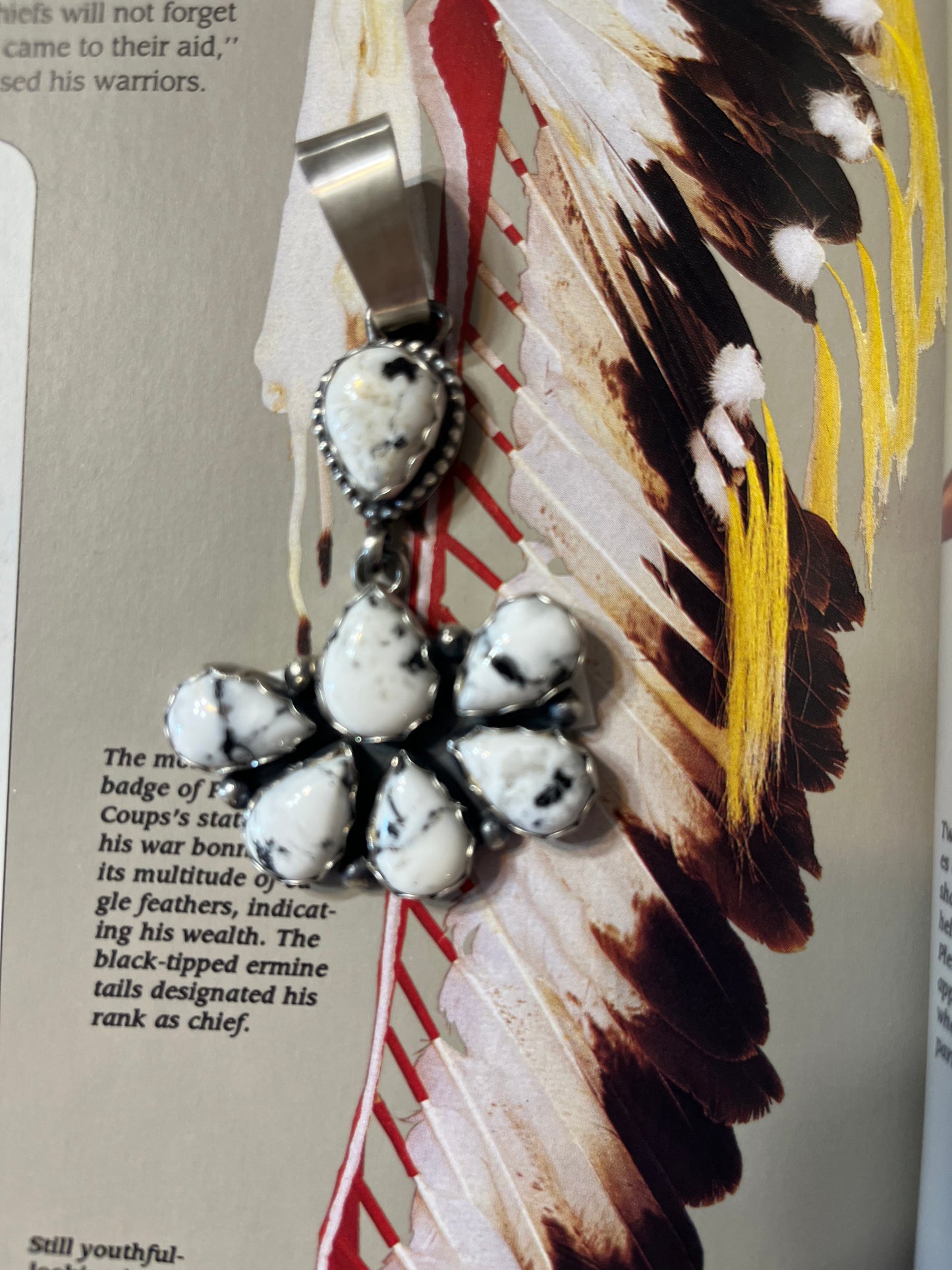 WHITE BUFFALO PENDANT NO. 111