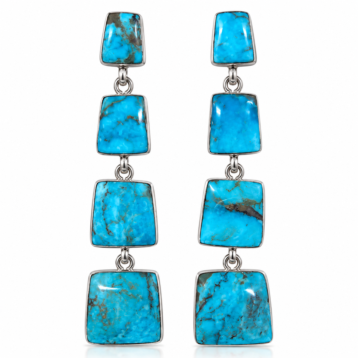 Turquoise dangle earrings
