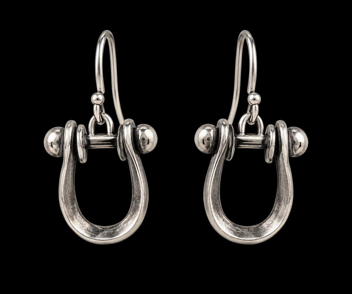 HORSE BIT EARRINGS