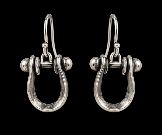 HORSE BIT EARRINGS