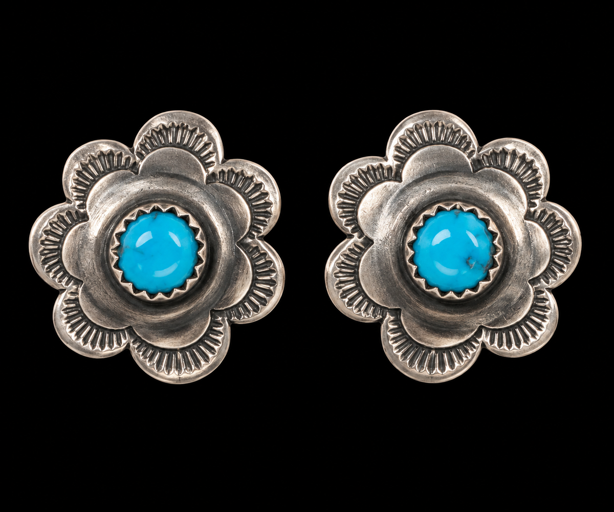 M. THOMAS STUD EARRINGS
