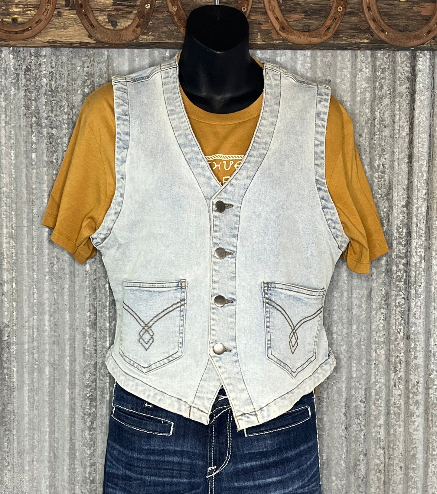 THE HAVEN DENIM VEST