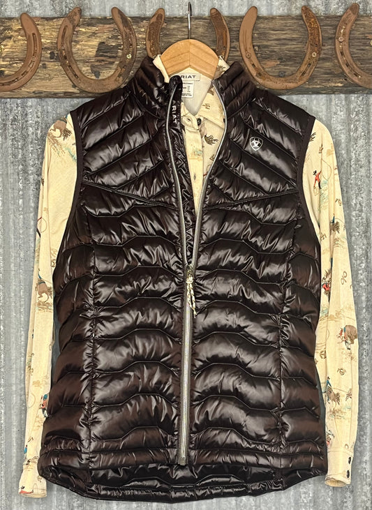 THE IDEAL DOWN VEST {CHOCOLATE}