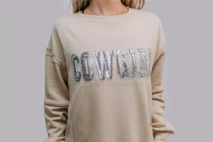 THE BLINGY COWGIRL SWEATSHIRT